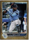 2022 Topps Chrome Logofractor Edition #48 Vidal Brujan Gold #/50 RC Rookie