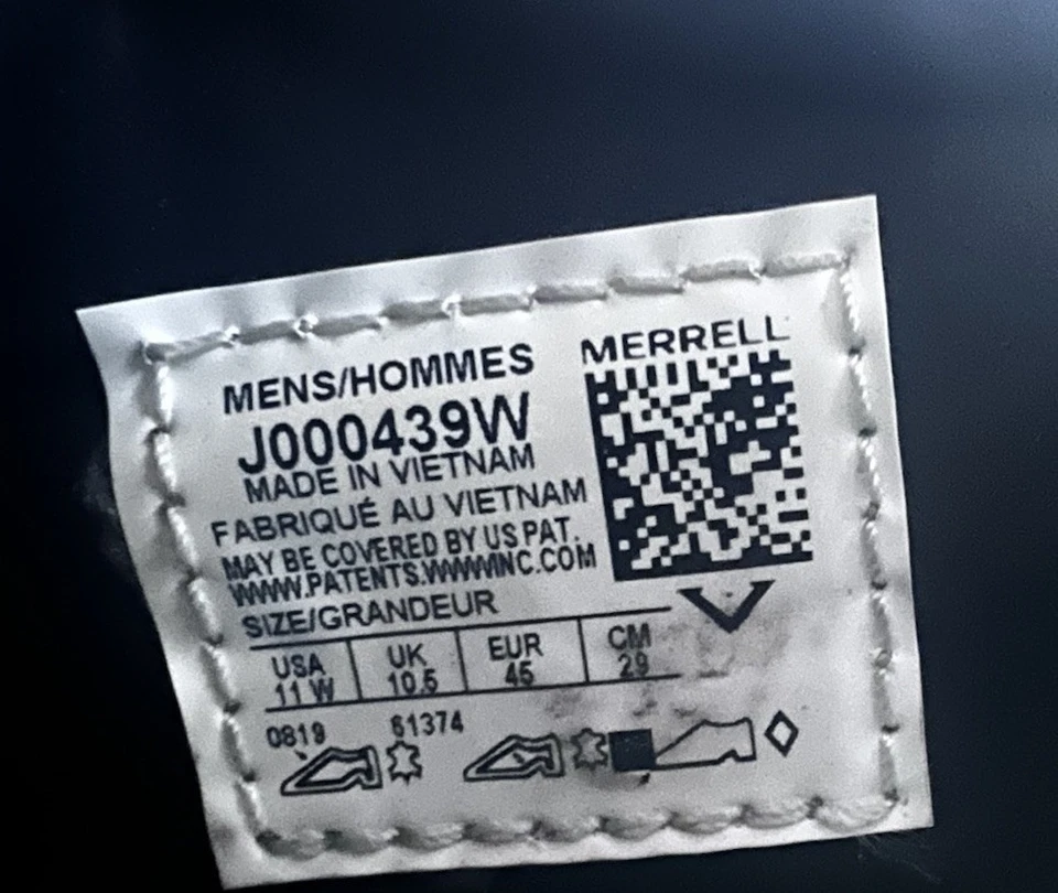 Mocasines sin cordones Merrell Jungle Moc para hombre talla 11 W de cuero marrón ⚠️SIN PLANTILLAS Foto 3 de 4