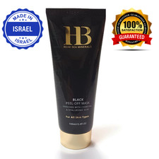 H B 3.4oz Deep Detox/ Blackhead Remover/ Charcoal Peel-Off Mask for Men  Women