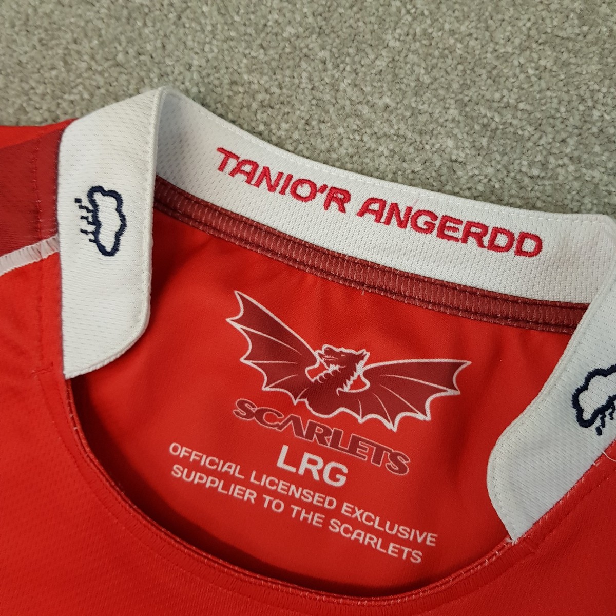Maillot maillot rugby domicile Llanelli Scarlets rouge 2015/16 XL
