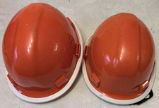 HELM KINDERHELM JUGENDFEUERWEHR FEUERWEHR THW ORANGE MIT KINNRIEMEN 2 STÜCK