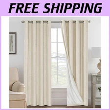 Elegant Blackout Curtains, Noise Reduction - 52x84, 2 Pack