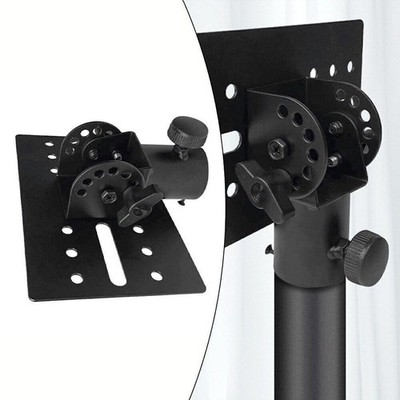 Metal Mount Tripod Pole DJ Speaker Stand Adapter Rotatable for Enhanced Sound