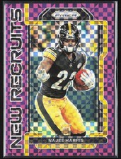 2021 Panini Prizm Najee Harris New Recruits Purple Power Rookie /49 Steelers