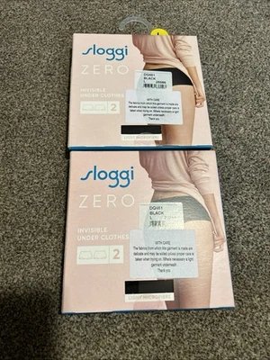 Sloggi Women’s Zero Feel Microfibre Short Knickers 4 Pack Invisible Black Large - Image 1 of 4