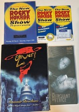 Theatre Programmes: Rocky Horror, Merchant of Venice, Oliver!
