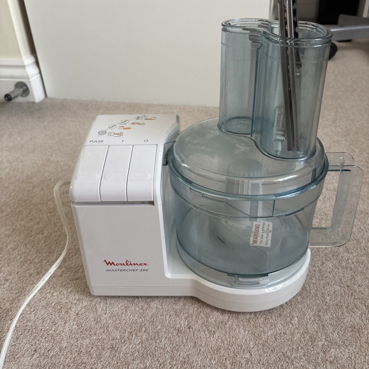 Moulinex Masterchef 350 Food Processor Blender White, 11