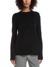 Vince Crew Easy Wool Cashmere-Blend Sweater Women's