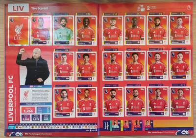 LIVERPOOL TEAM SET PREMIER LEAGUE 2026 TOPPS (NOT STUCK)