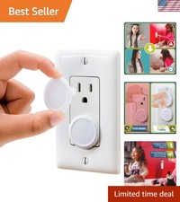50-Pack Childproof Outlet Covers - Easy Install Electric Plug Protectors