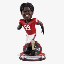 JORDAN DAVIS Georgia Bulldogs 2021 NATIONAL CHAMPIONS Trophy Bobblehead NIB!
