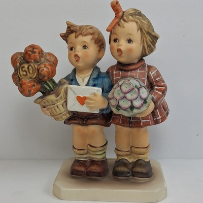 Vintage Goebel Hummel Figurine #416 50 Years Anniversary The Love Lives On