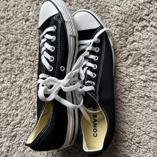  NEW Unisex Converse Chuck Taylor All Star Low Ox Black M9166 , Sz 9.5 Mens