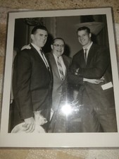 MAURICE RICHARD GORDIE HOWE NHL HOCKEY PHOTO 1960 MONTREAL CANADIENS DETROIT RED