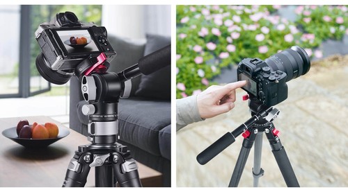 CAVIX ST-284C Carbon Fibre Tripod Kit with VS-02 Video Fluid Head - Picture 12 of 19