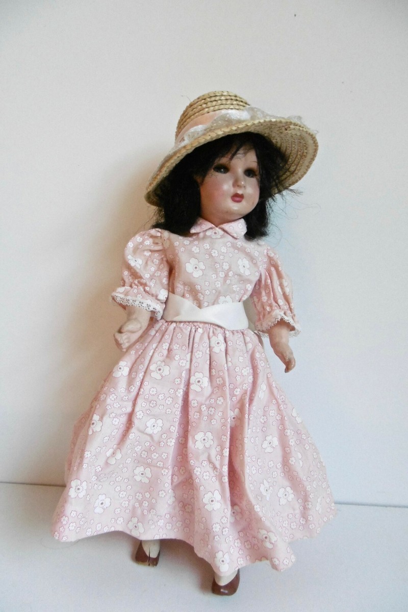 Poupée Ancienne En Porcelaine – 37 Cm – Pour Collection – Voir Photos