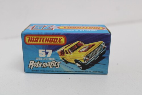 Matchbox Superfast Rola-Matics No. Camión 57 Wild Life 1978 Lesney nuevo de stock - Imagen 12 de 12