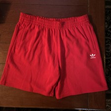 Mens Adidas Essentials French Terry Shorts Size 2XL Red NEW GD2556 NWT Cotton