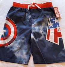 Marvel Boys Swim Trunks NWT size Medium