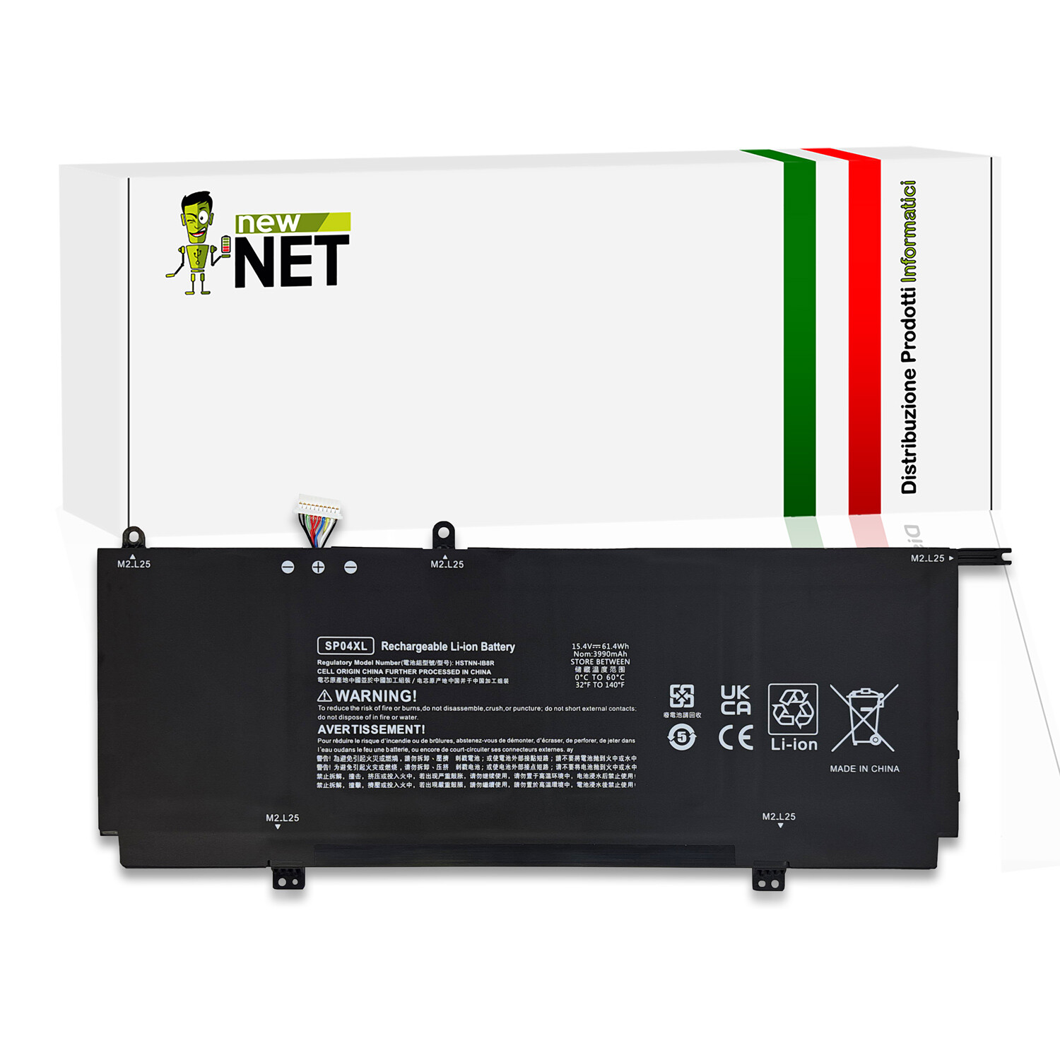 Batteria compatibile con HP Spectre x360 13-ap0033dx 13-ap0033tu 15.4V 3990mAh