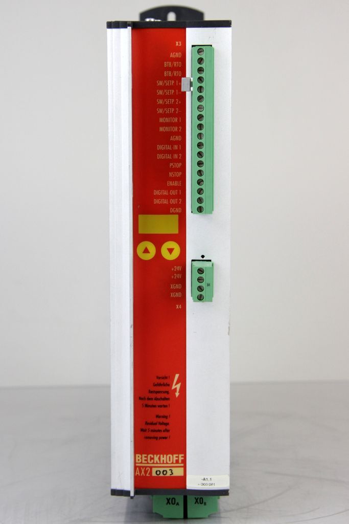 Beckhoff AX2003 Digital Compact Servo Amplifier + B200 LightBUS