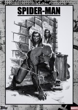 [DIGITAL CARD] Topps Marvel Spider-Man Entertainment 22 S1 Poster Black White