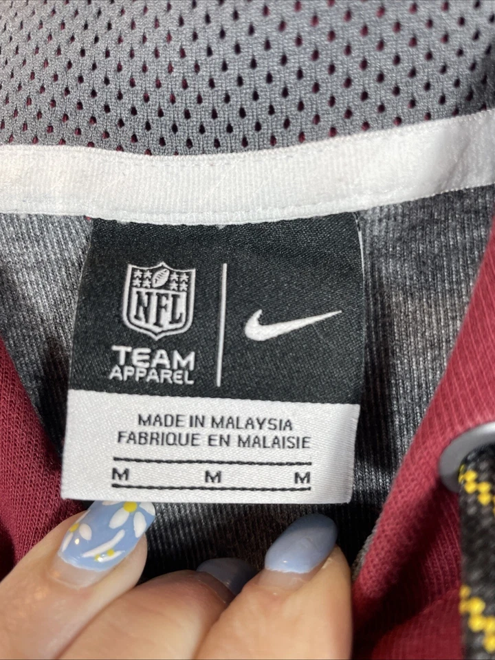 Nike Washington Redskins Hoodie Therma Fit Burgundy Gray Pullover NFL - Youth M - Image 4 of 4