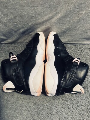 Nike Air Jordan 6 Rings 323431-002 Black Pink White Size 2.5Y GR8