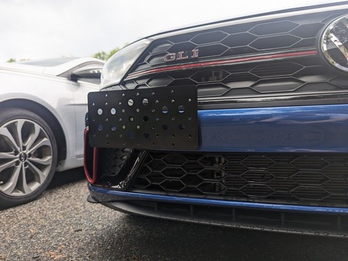 Front Bumper Tow Hook License Plate Mount Bracket For VW Jetta Sedan 2022-2025 - Picture 5 of 24