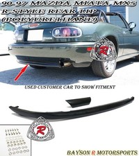 Fits 90-97 Mazda Miata Mx5 Na R-style Rear Lip Urethane