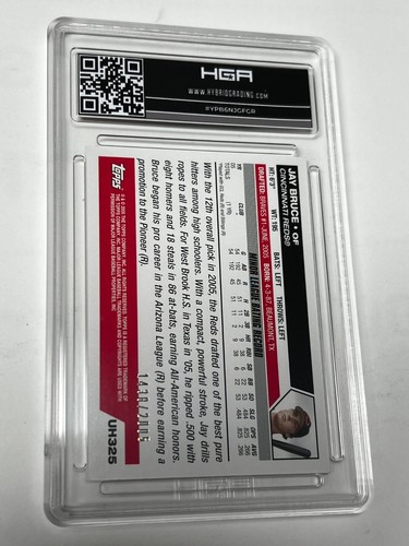 2005 Topps (Actualizaciones y aspectos destacados) Jay Bruce radiocontrol #uh325 como nuevo HGA 9 oro 1438/2005 - Imagen 2 de 2