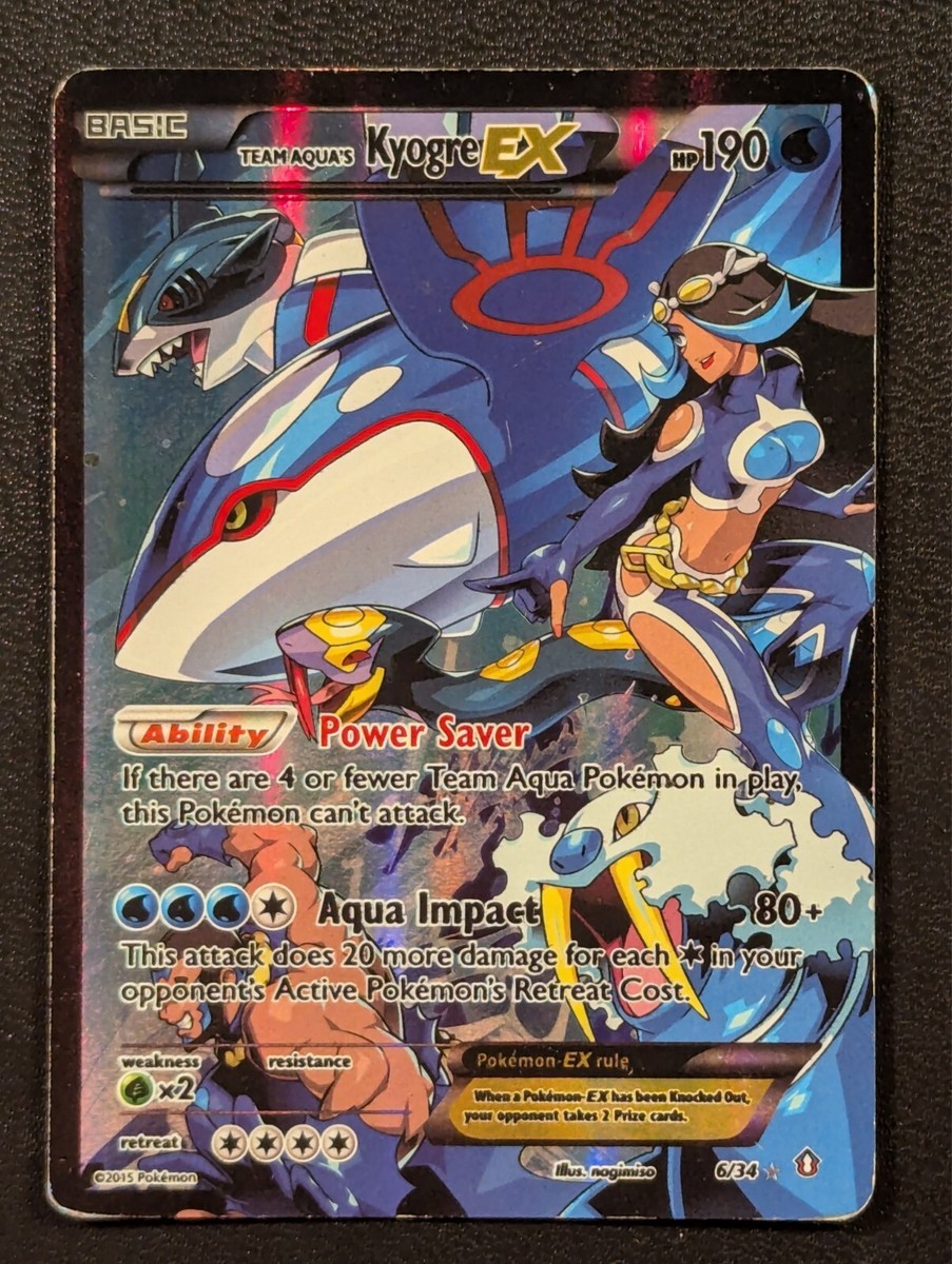 ポケモンカードゲーム Double Crisis 2015 Team aqua's Kyogre-EX PSA 10 Team Aqua's Kyogre EX Double Crisis Japanese XY 006