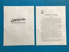 Center Stage (2000) Original Promotional Media Press Kit
