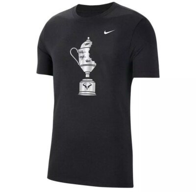 Nike Rafa Nadal 2020 French Open Trophy XX Slam Shirt Mens Large Federer Tennis