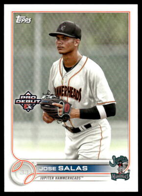2022 Topps Pro Debut  #PD-197 Jose Salas - Jupiter Hammerheads