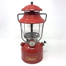 1954 VINTAGE Coleman 200A Cherry Single Mantle Lantern June 1954 CLEAN EUC