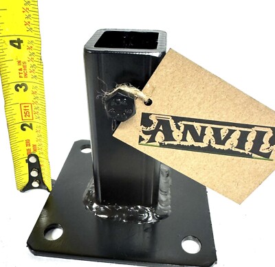 4''No Weld Rail Repair 4x4 Base For rusted 1'' loose POSTS slips INTO tube  Pat P.