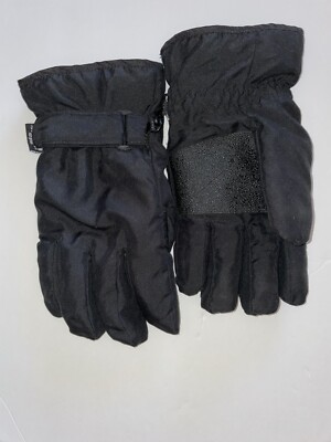 MENS THINSULATE INSULATION 40 GRAM GLOVES BLACK One Size Fits Most