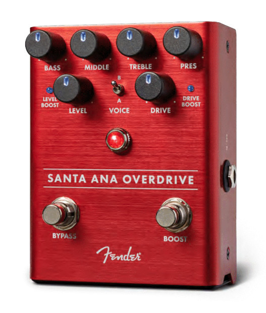 ギター Fender SANTA ANA OVERDRIVE Fender Santa Ana Overdrive Guitar Effects Pedal Distortion for