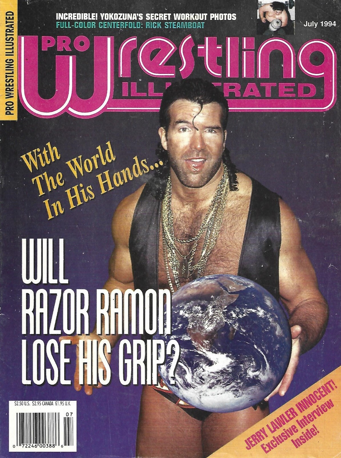 JULY 1994 PRO WRESTLING ILLUSTRATED MAGAZINE RAZOR RAMON YOKOZUNA JERRY ...