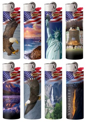 Bic lighter lmtd americana (070330604995)