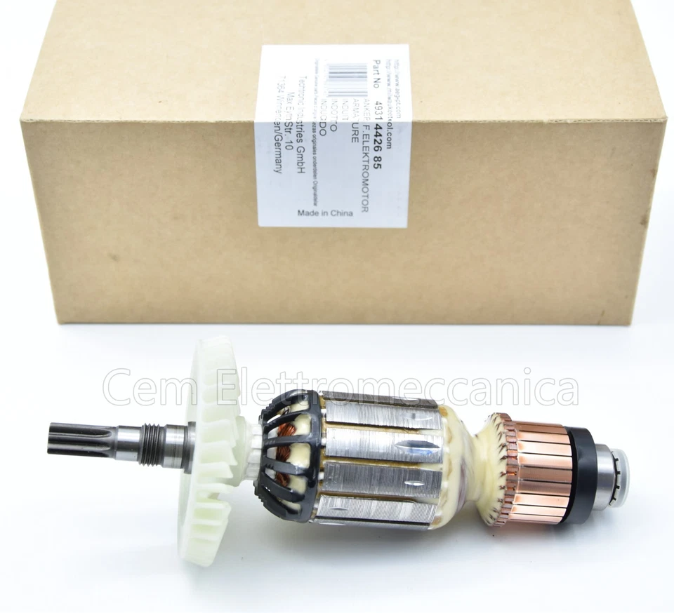 Indotto ricambio per martello MILWAUKEE - K545S K500S 5446-59 K 545 500 S rotore