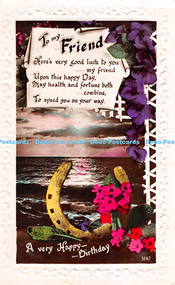 R408445 To My Friend Here very good luck to you my friend RP