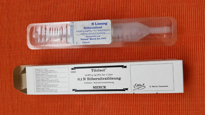 Titrisol Merck 9990 - für 1 Liter Silbernitratlösung 0,1 mol/l Kunststoffampulle