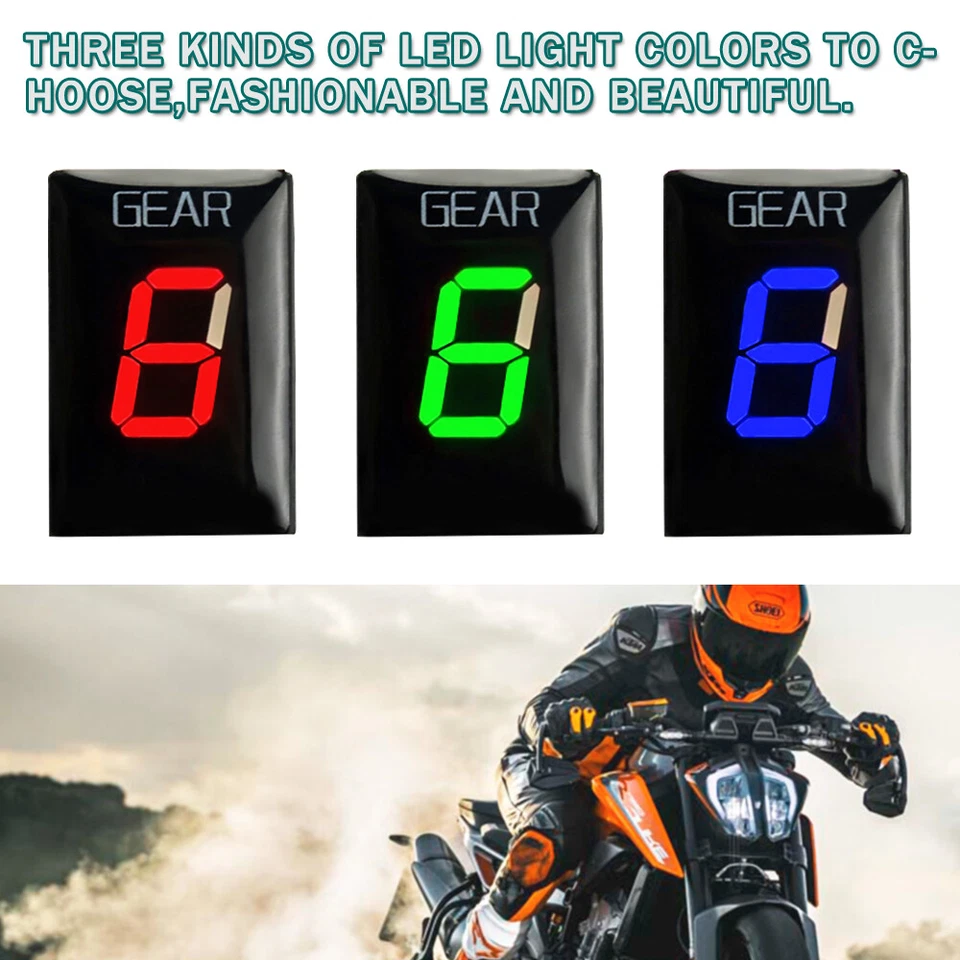 Motorcycle Red Gear Display Indicator for KTM Duke 690 2008-2012 Accessories Foto 4 de 4