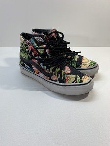 flower high top vans