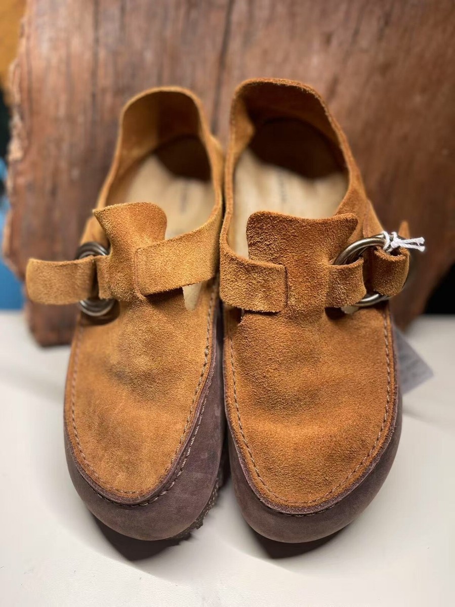 Filson Birkenstock London Methow Moccasin Mink/Roast Ladies 8, Men