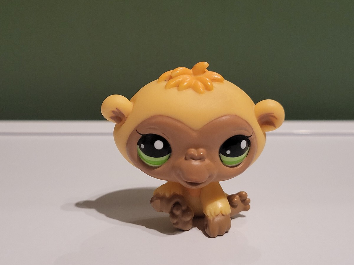 Figurine Littlest Pet Shop Hasbro - Jaguar 2458 Version Blythe - Authentique