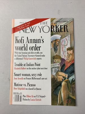 The New Yorker Magazine March 2003 - Hilton Als, Louise Erdrich