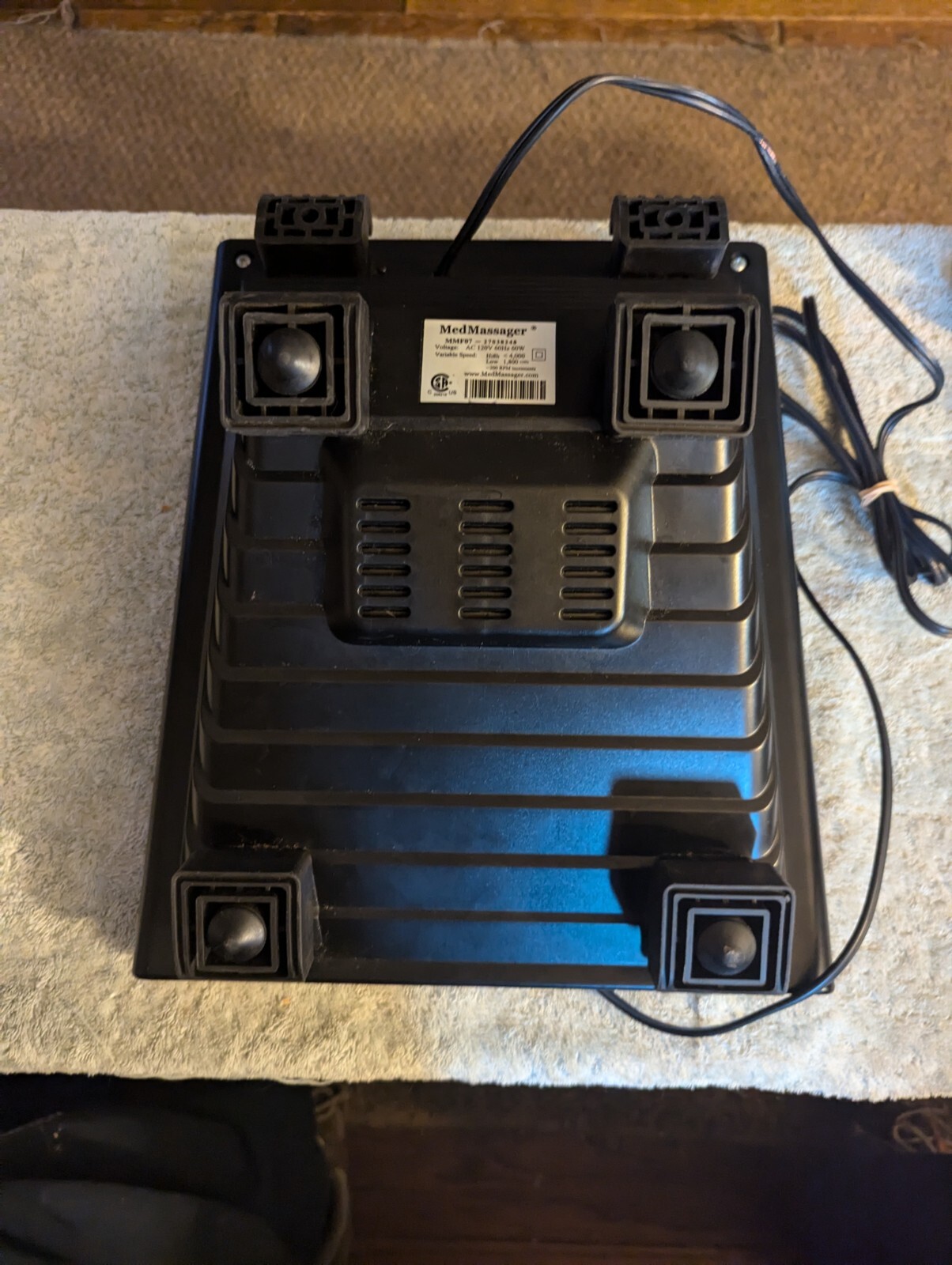 MedMassager Model MMF07 11-Speed Therapeutic Foot Massager - Tested & Working